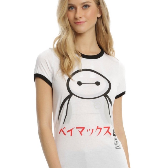 Disney Tops - Big Hero 6 Baymax shirt
